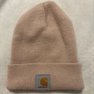 Light pink carhartt beanie
